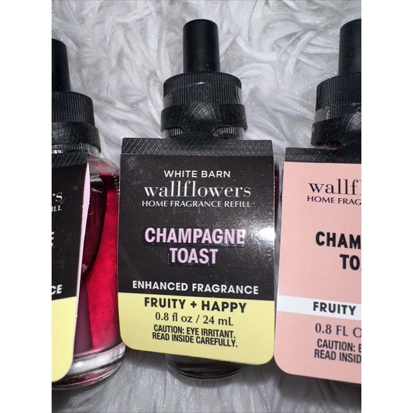 4 Bath Body Works CHAMPAGNE TOAST Wallflower Home Scent Oil Refill Bulb NEW B8 - Picture 4 of 10